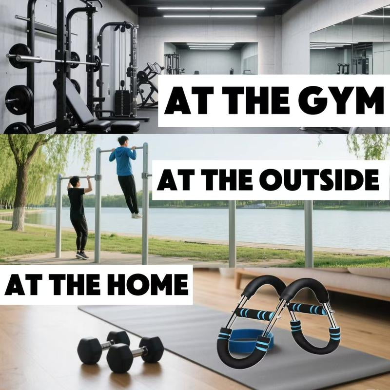 Arm Trainer | 2-In-1 Arm Strengthener with Adjustable Tension โ Forearm/Chest Trainer, Portable Home Gym